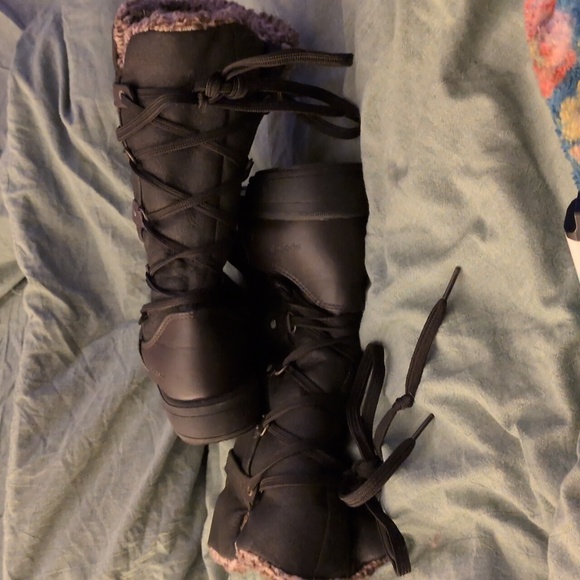 Sporto Women's Dark Brown Winter Boots - Picture 2 of 4